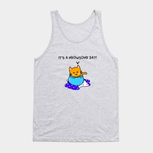 It's A Meowsome Day Tank Top